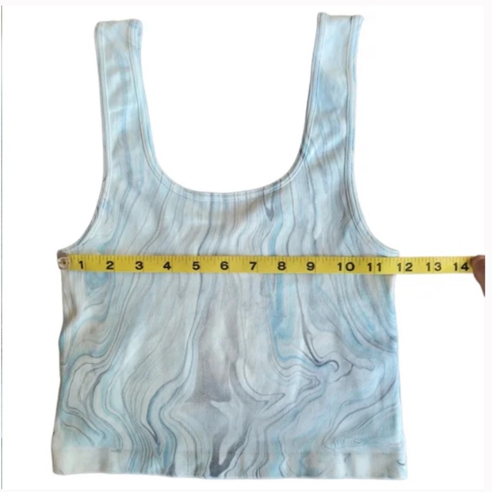 Nux Yoga Marble Crop Top - Picture 3 of 5